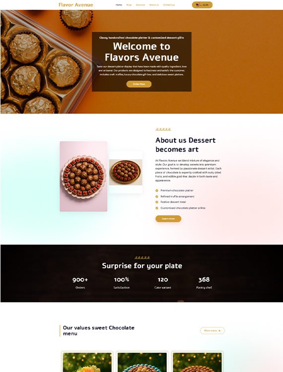 Chocolate Product store